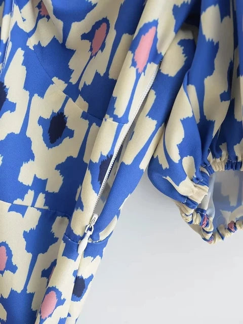 ROBE MI-LONGUE IMPRIMÉE