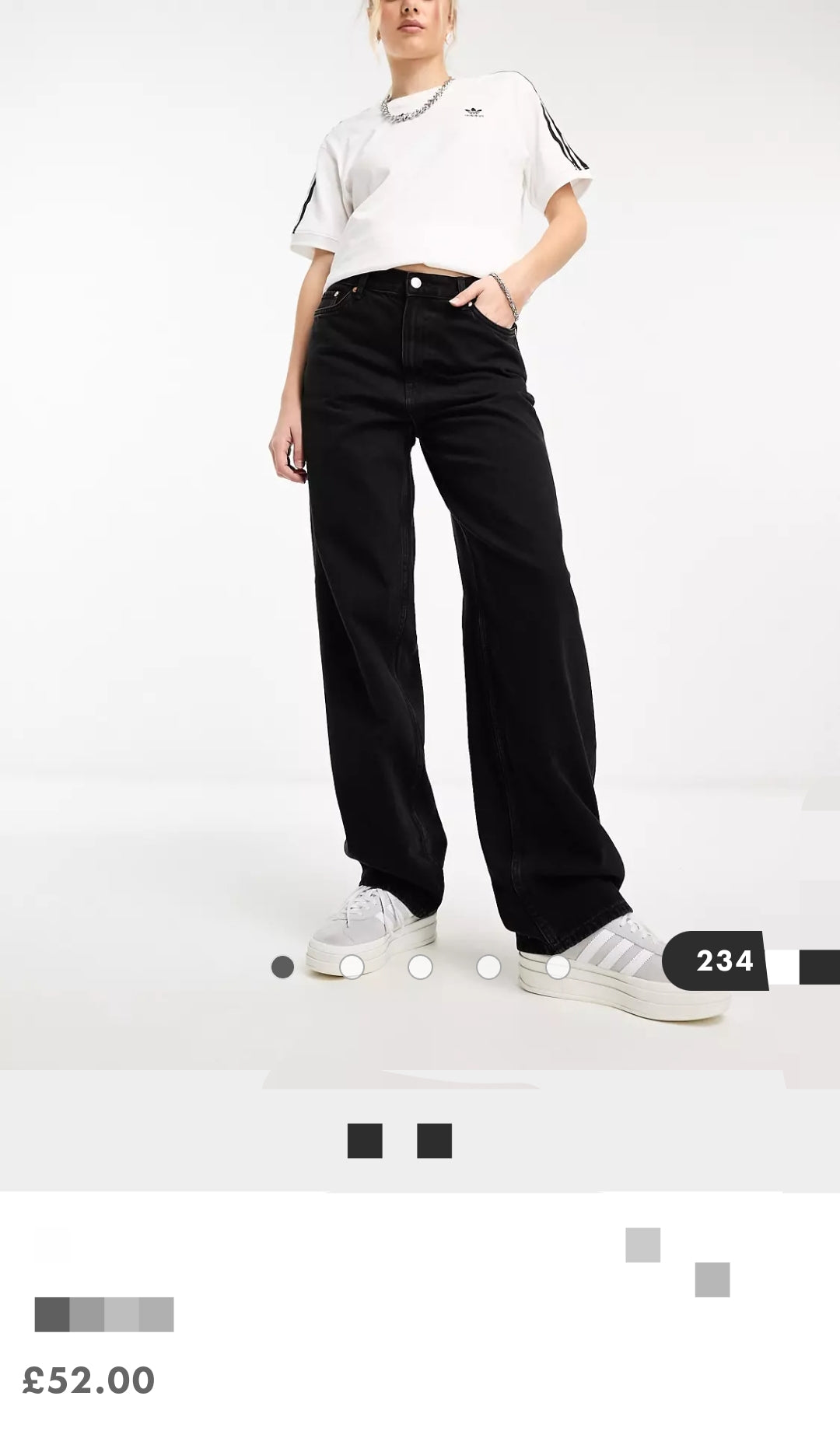 ASOS DESIGN TALL DAD JEAN IN WASHED