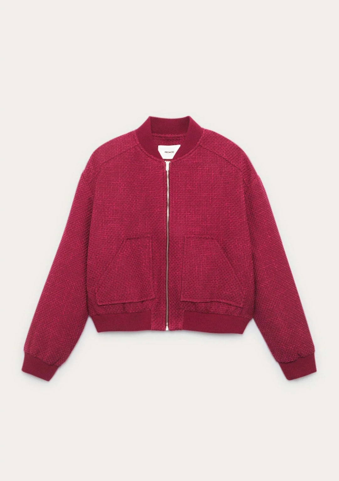 BLOUSON À ZIP RASPBERRY RED PROMOD