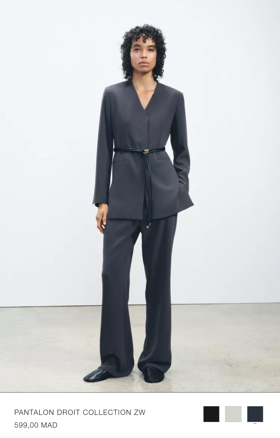 PANTALON DROIT COLLECTION ZW