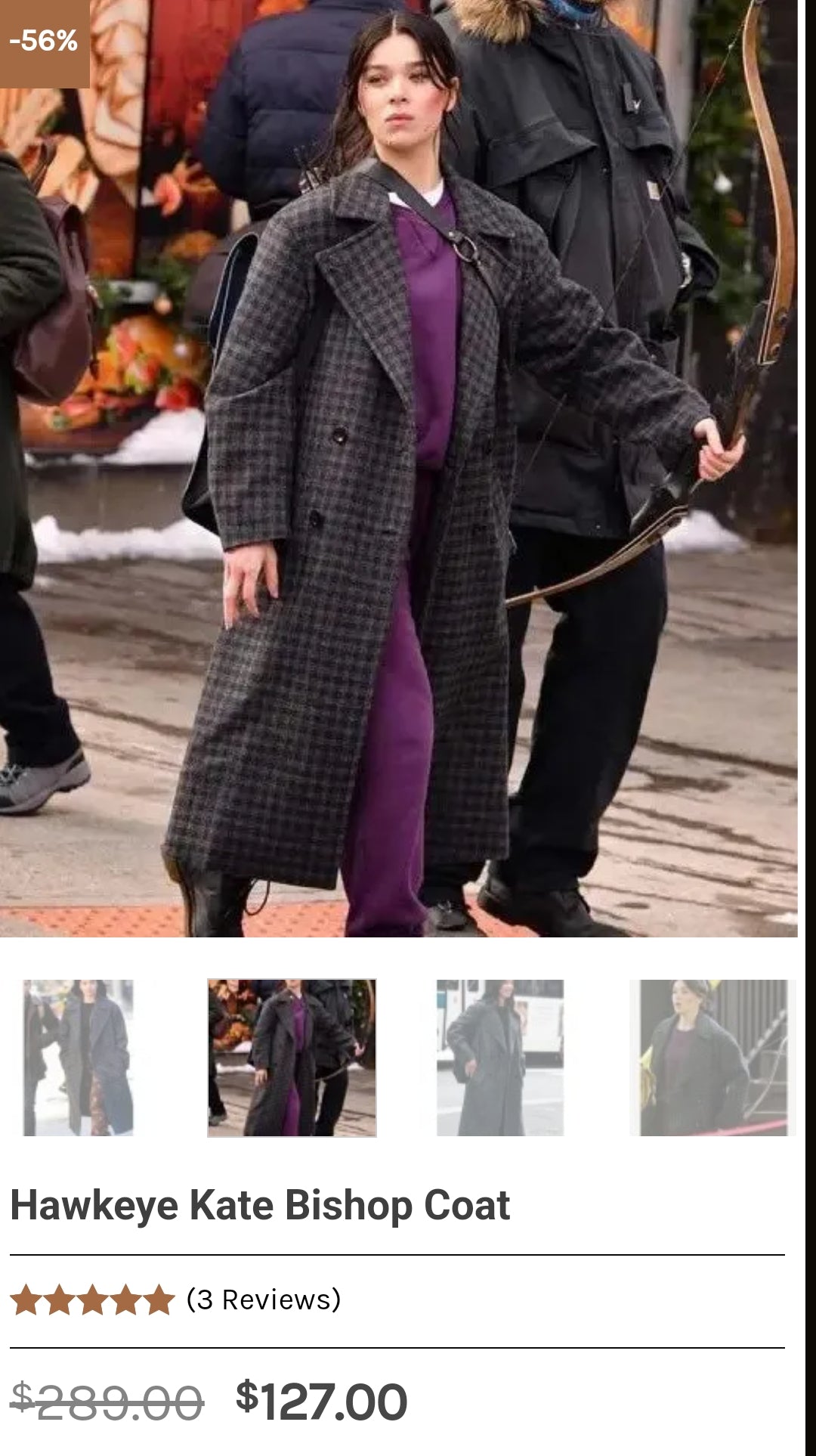 MANTEAU À CARREAUX OVERSIZED