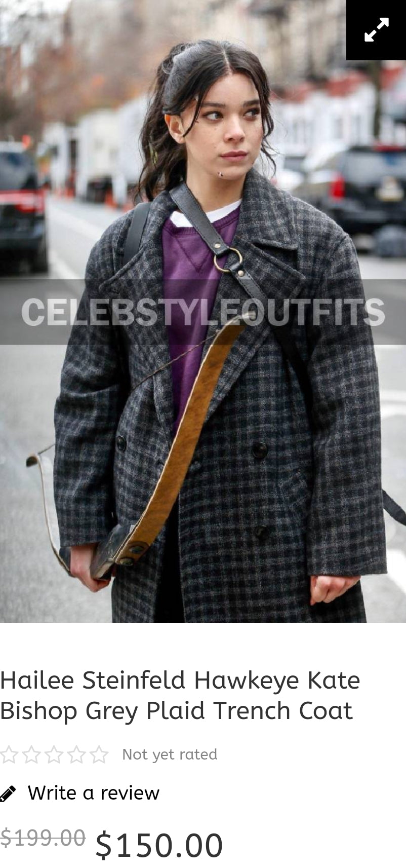 MANTEAU À CARREAUX OVERSIZED