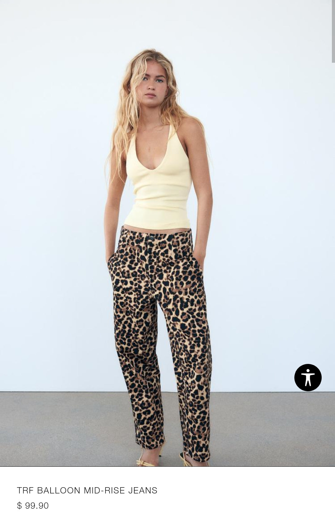 TRF BALLOON MID-RISE JEANS