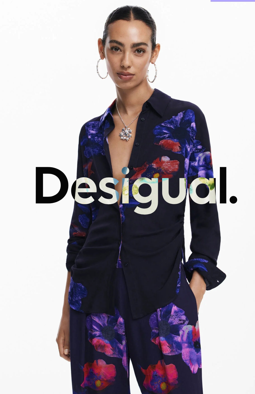DESIGUAL CHEMISE FLUIDE À FLEURS