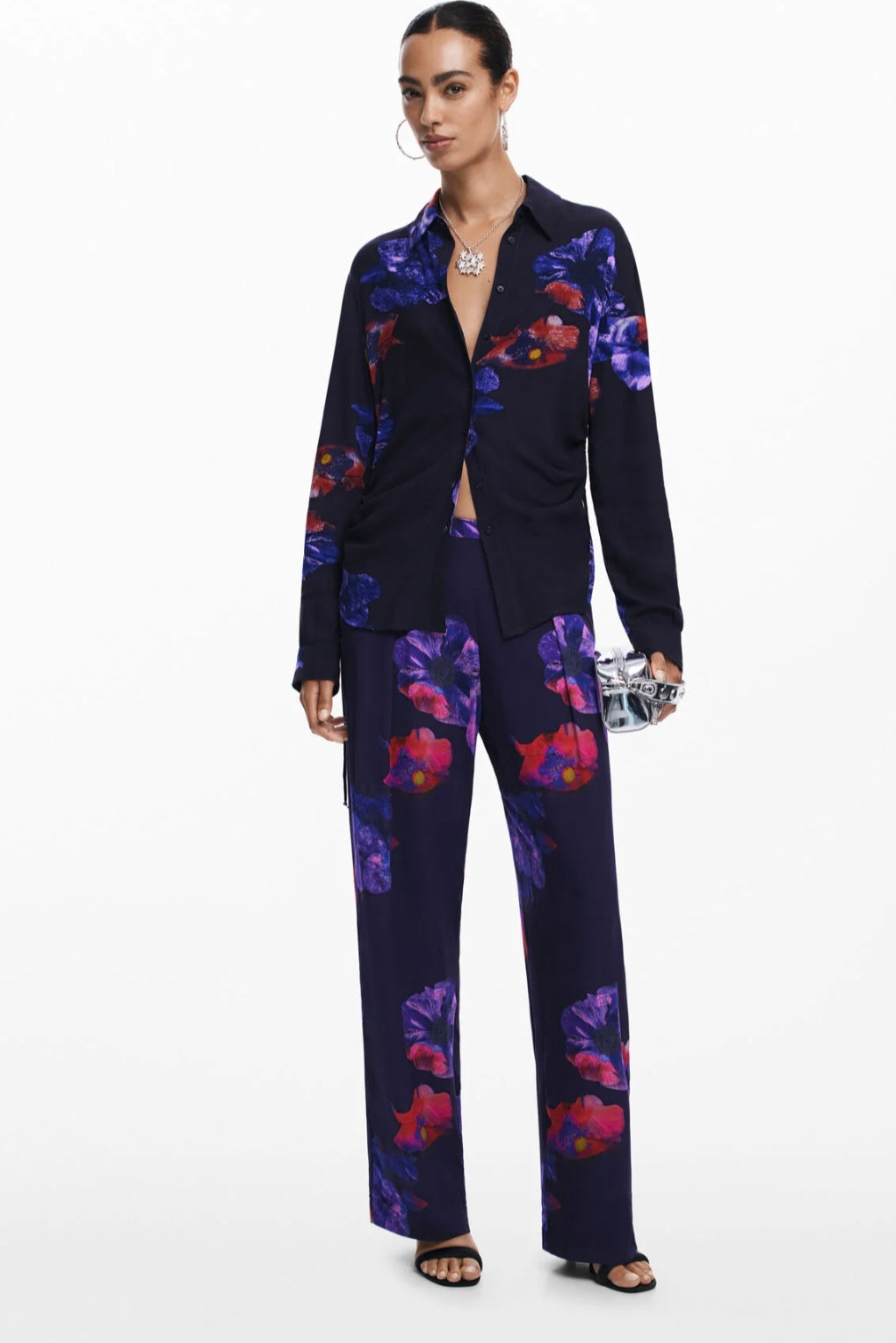 DESIGUAL CHEMISE FLUIDE À FLEURS
