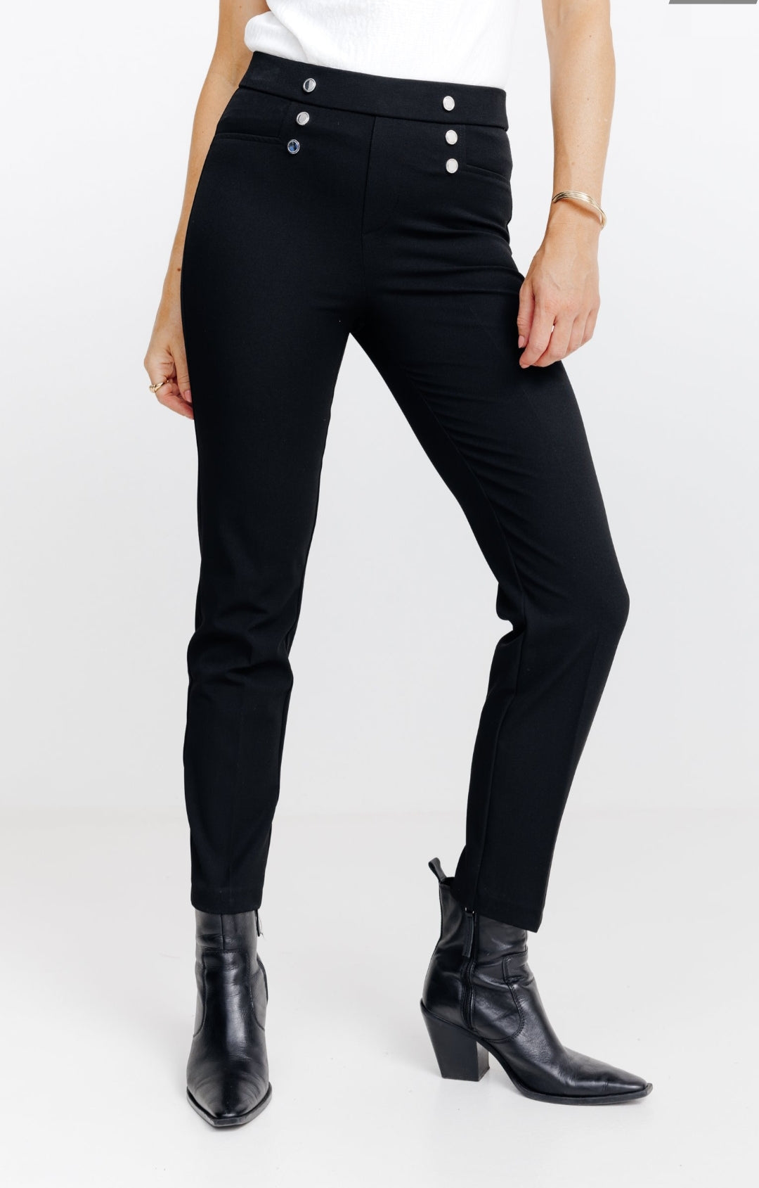 ARMAND THIERRY PANTALON EN LORENZO CEINTURE TREGGING