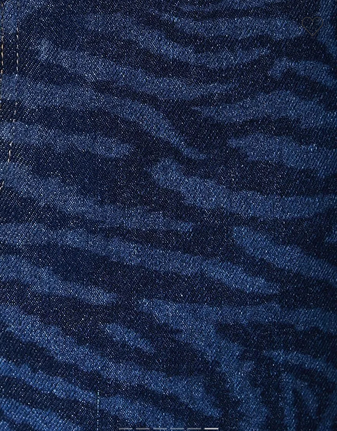 MANGO JEAN À JAMBES LARGES À MOTIFS