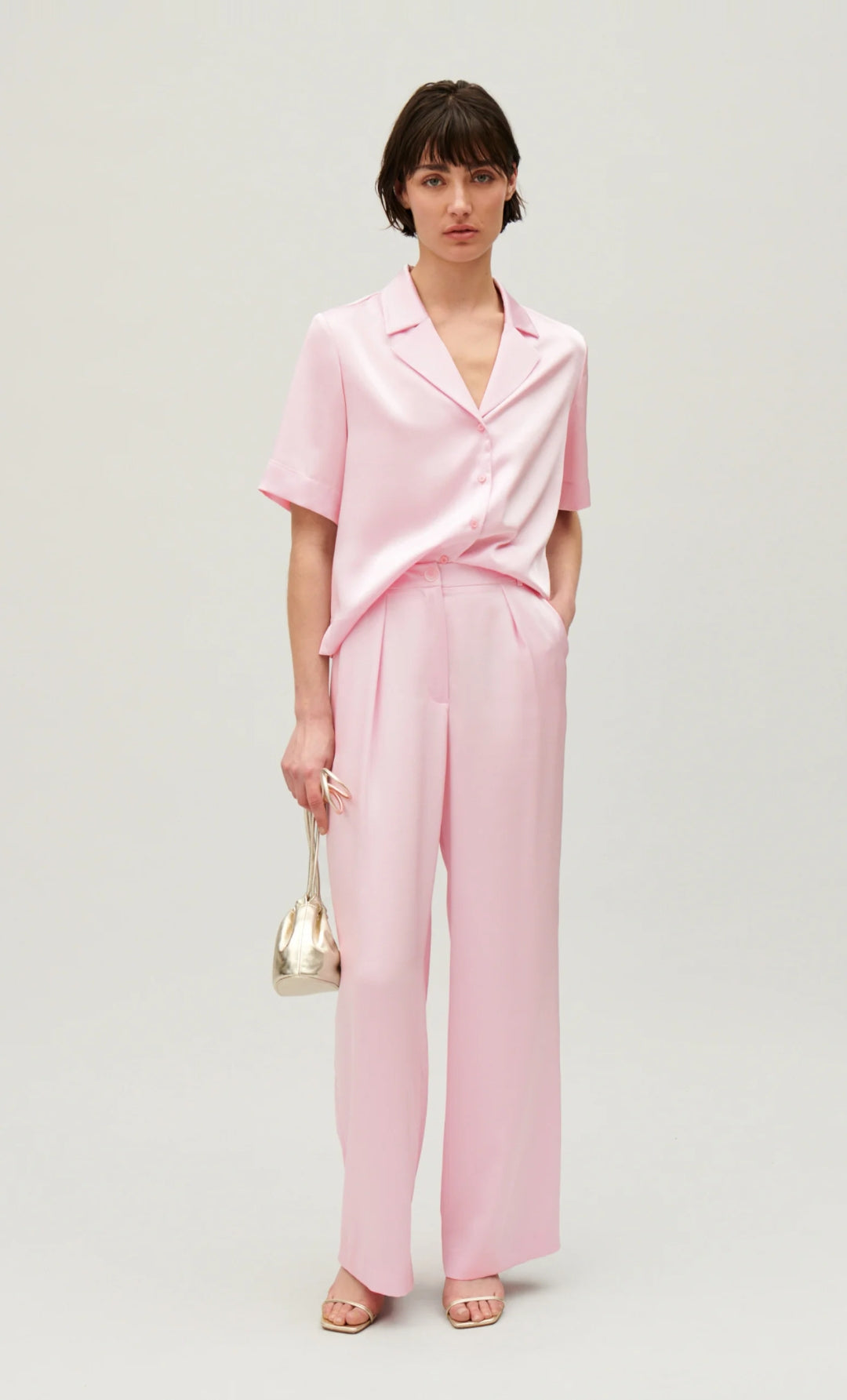 CLAUDIE PIERLOT CHEMISE FLUIDE SATINÉE