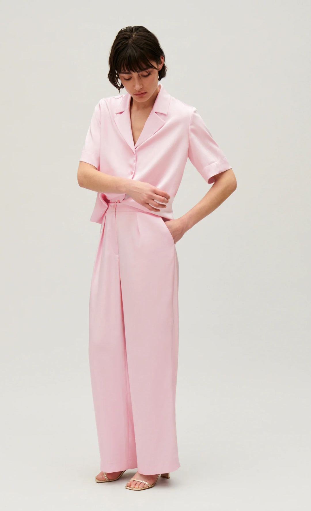 CLAUDIE PIERLOT CHEMISE FLUIDE SATINÉE