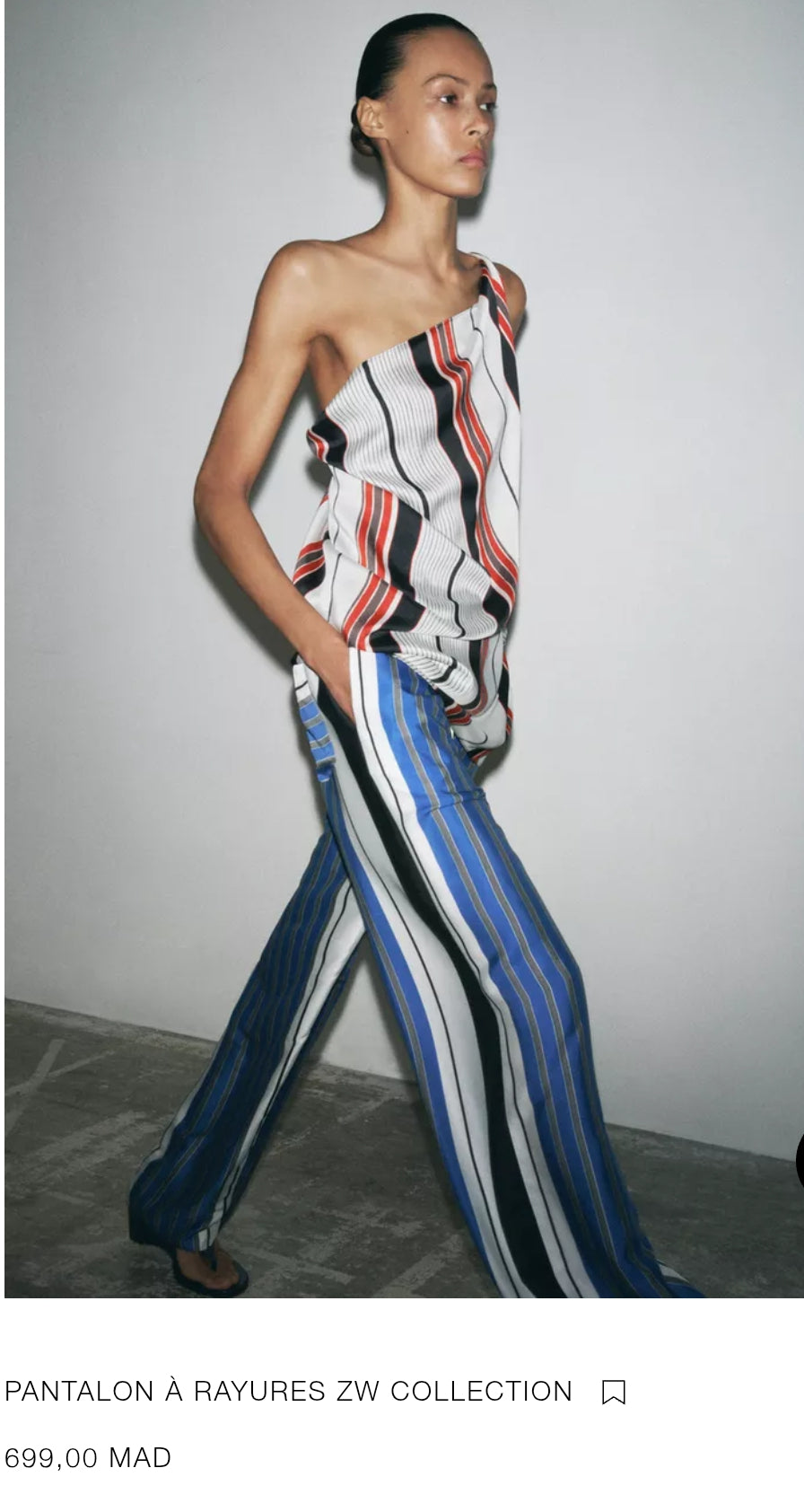 PANTALON À RAYURES ZW COLLECTION