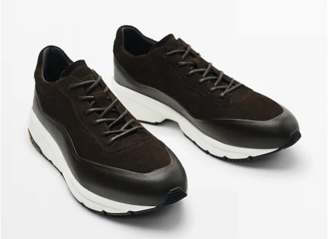 MASSIMO DUTTI BASKET TRAINERS WITH VIBRAM SOLES UNISEXE