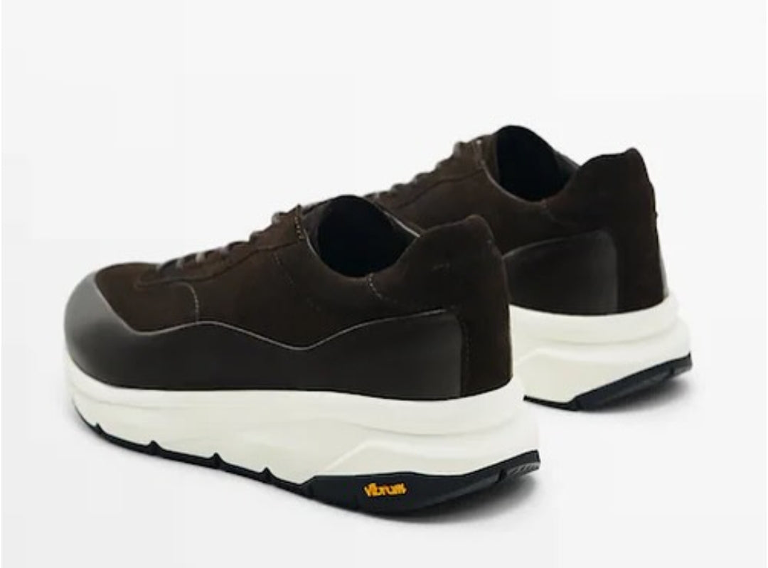 MASSIMO DUTTI BASKET TRAINERS WITH VIBRAM SOLES UNISEXE
