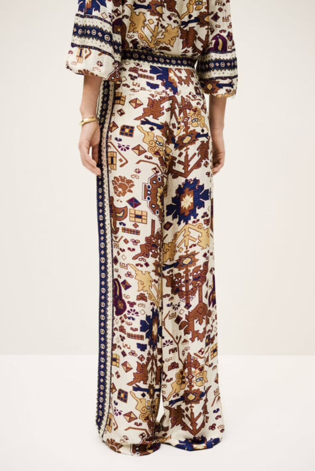 ba&sh VLYDE PANTALON DROIT IMPRIMÉ