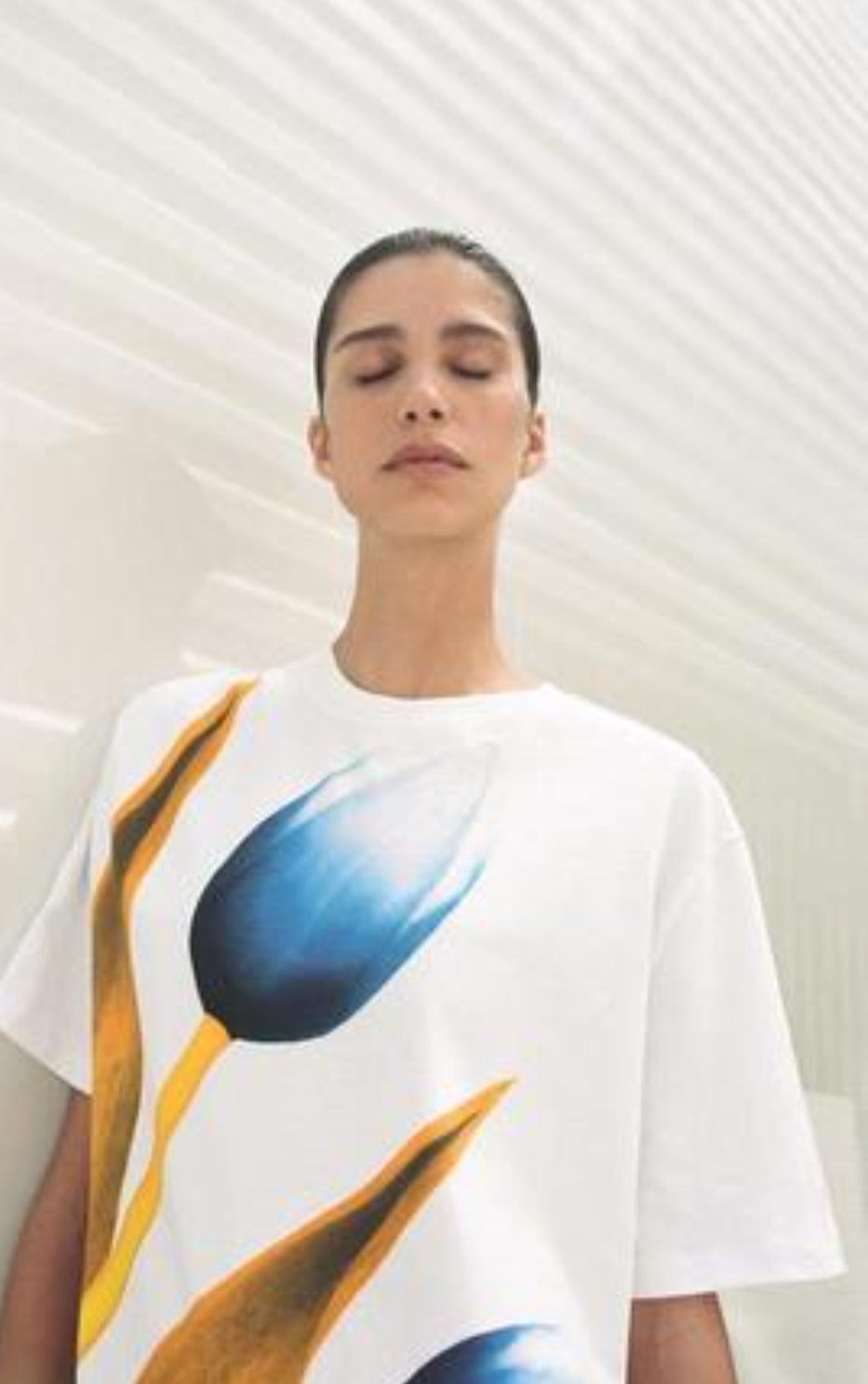 T-SHIRT INSCRIPTION FLEURS