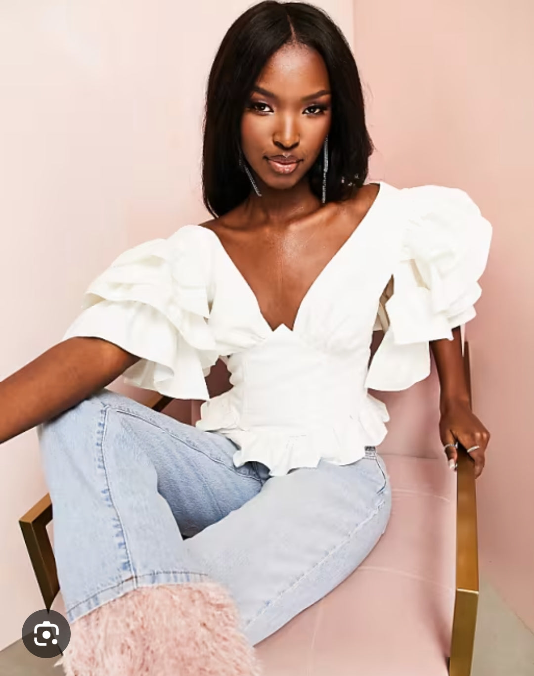 JEAN OURLET FAUSSES PLUMES ASOS