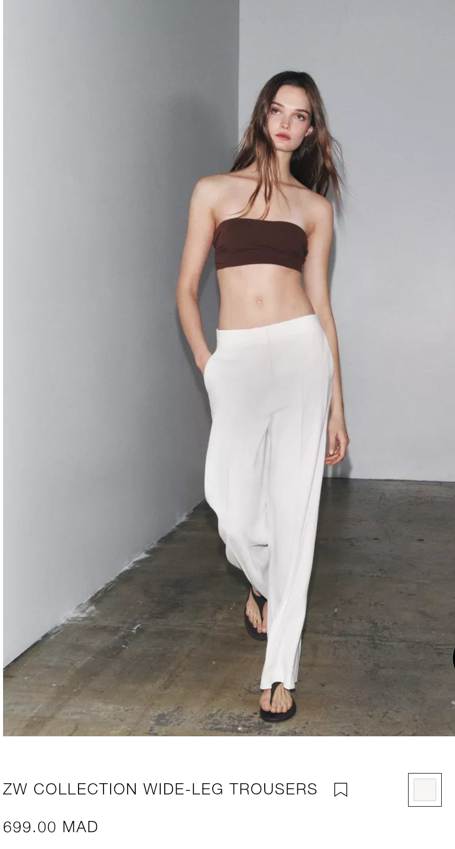 ZW COLLECTION WIDE-LEG TROUSERS