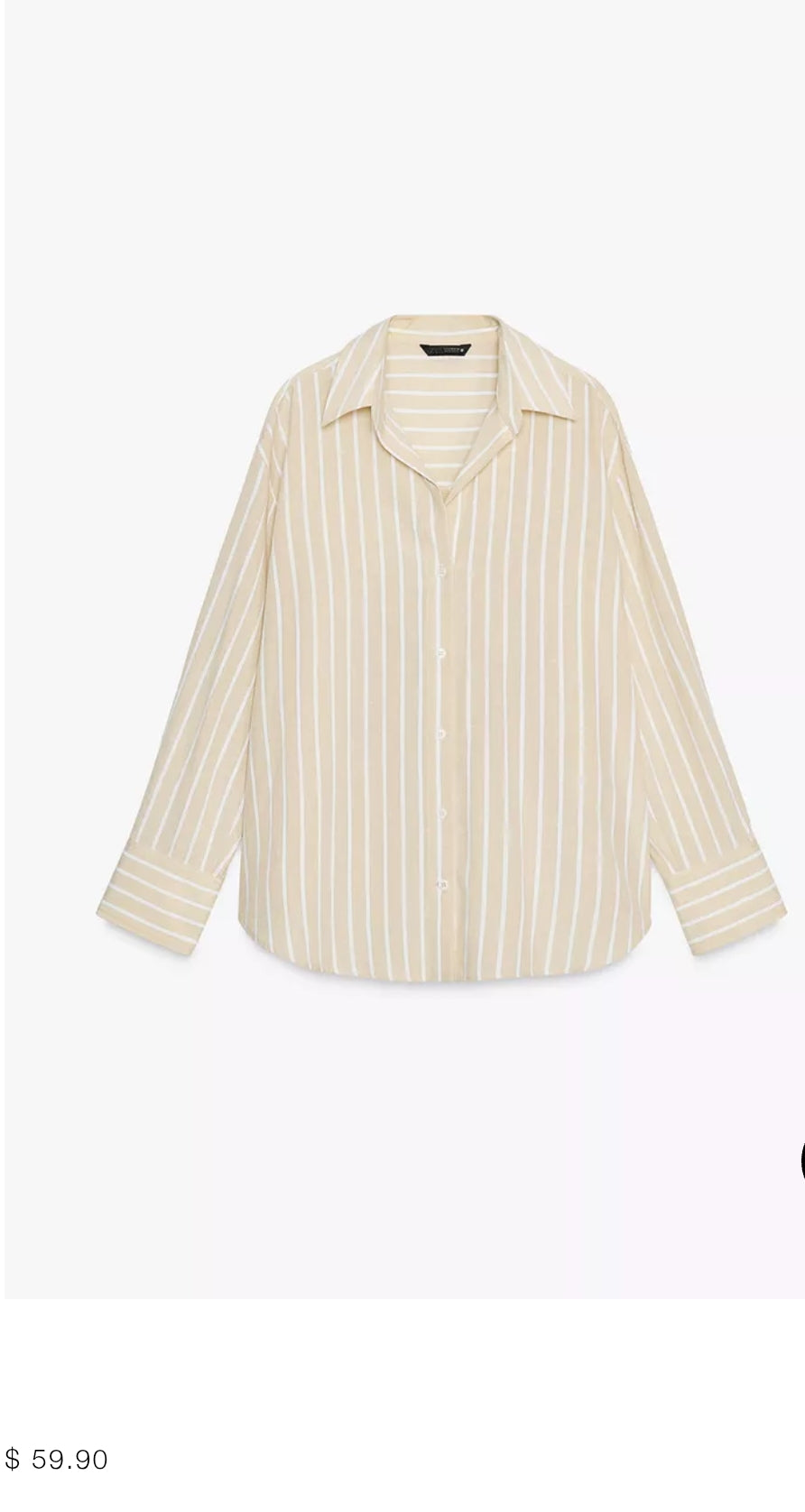 CHEMISE À RAYURES