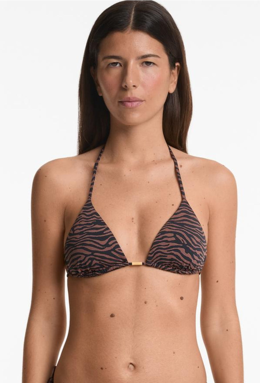 OYSHO HAUT TRIANGLE | MEDIUM-COVERAGE JACQUARD TIE BIKINI BRIEFS