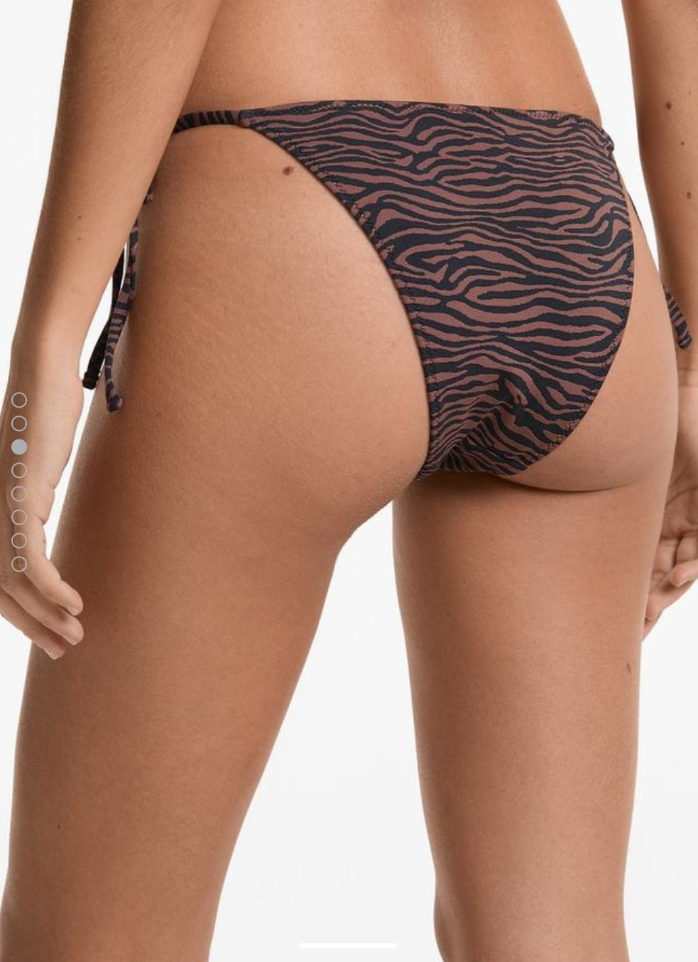 OYSHO HAUT TRIANGLE | MEDIUM-COVERAGE JACQUARD TIE BIKINI BRIEFS