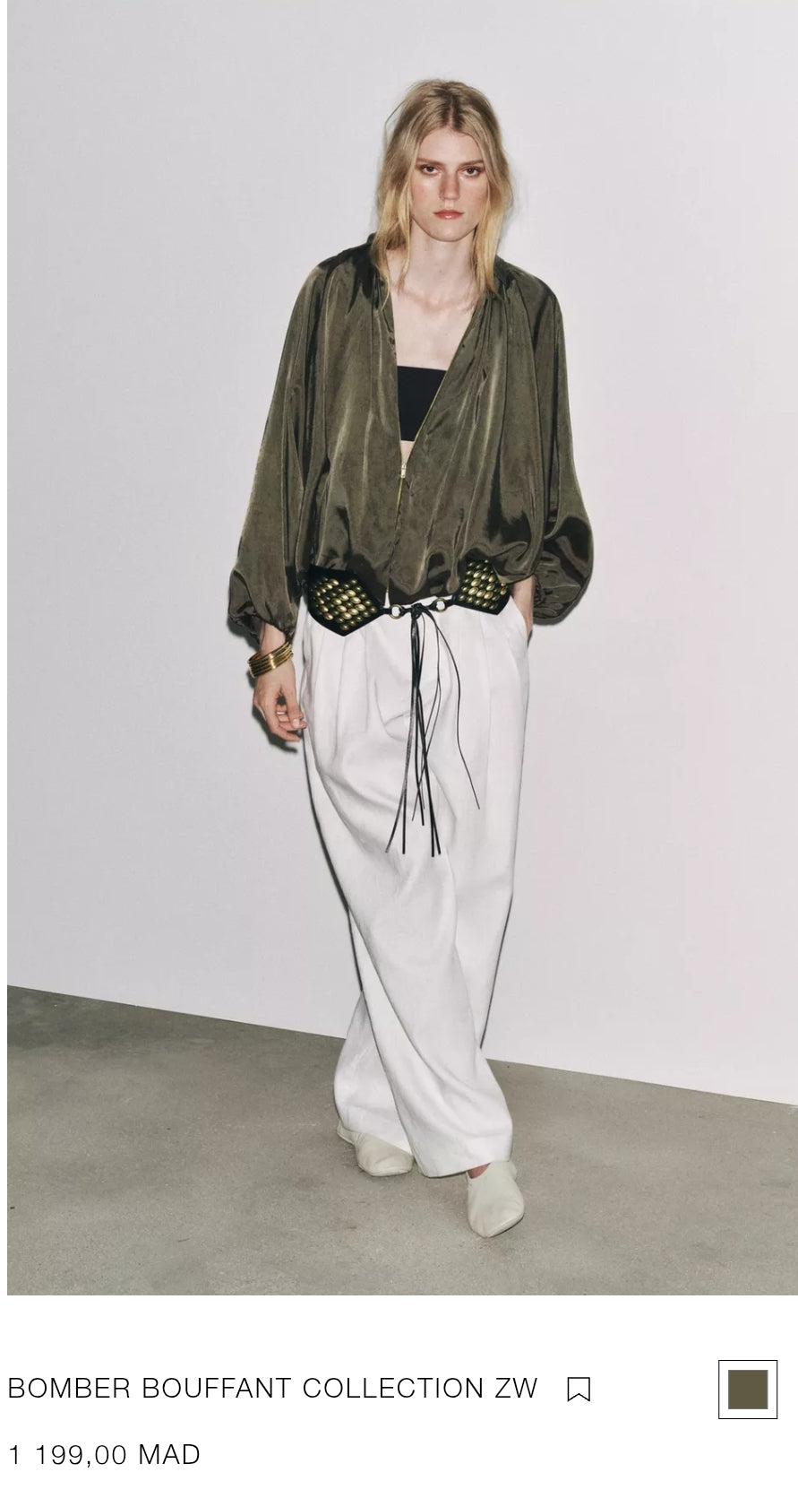 BOMBER BOUFFANT COLLECTION ZW