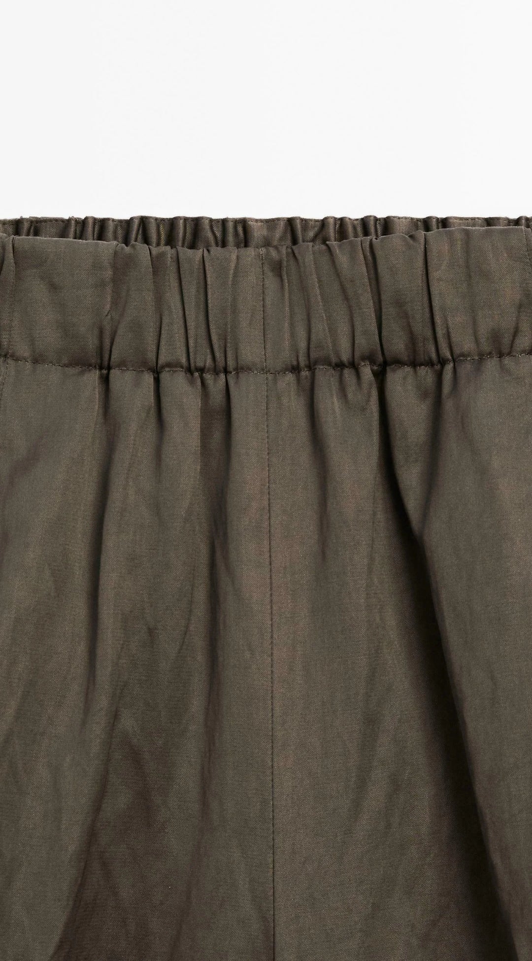 WIDE-LEG PANTALON CLASSIQUE EN FLANELLE