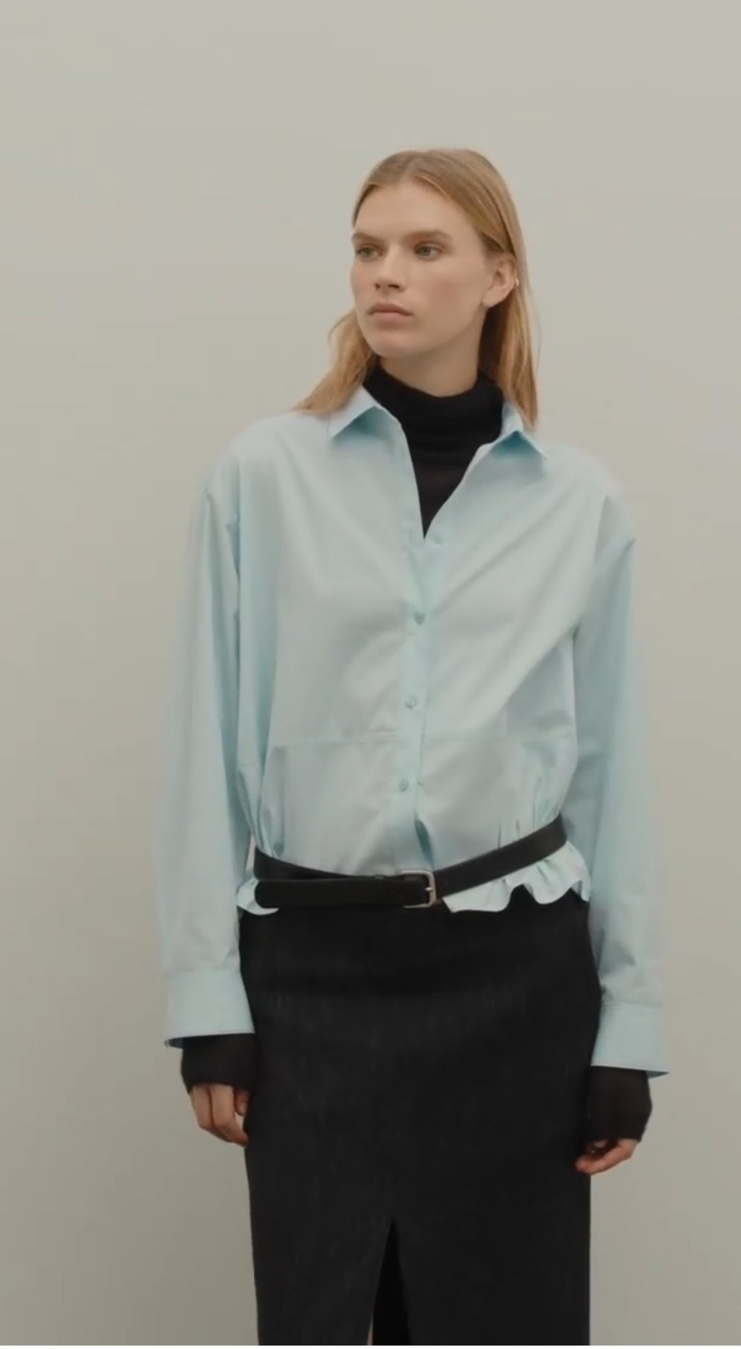CHEMISIER CROPPED