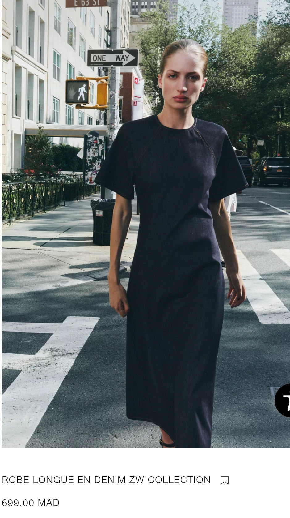 ROBE LONGUE EN DENIM ZW COLLECTION