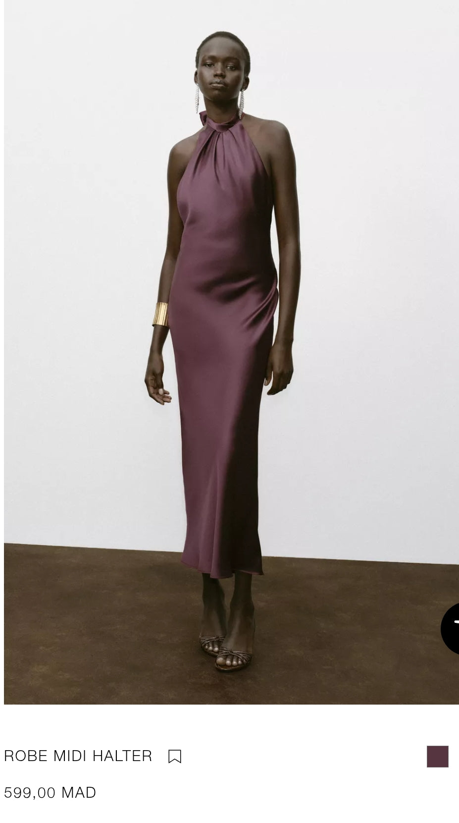 ROBE MIDI HALTER
