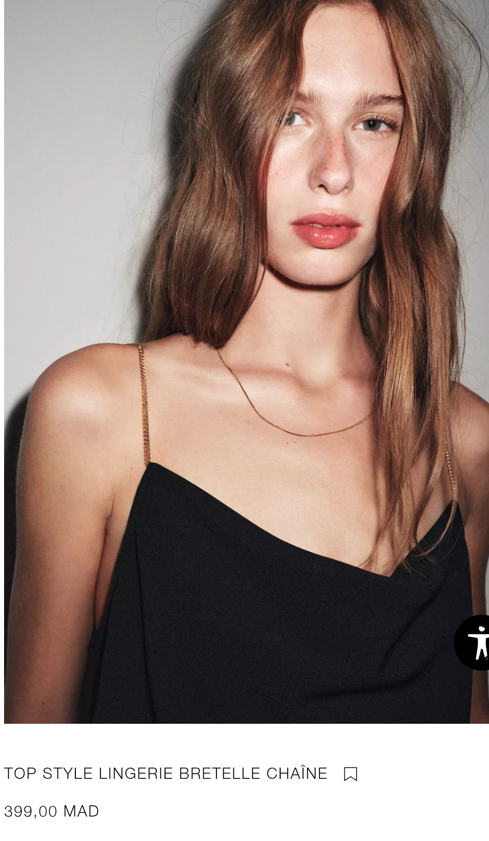 TOP STYLE LINGERIE BRETELLE CHAÎNE