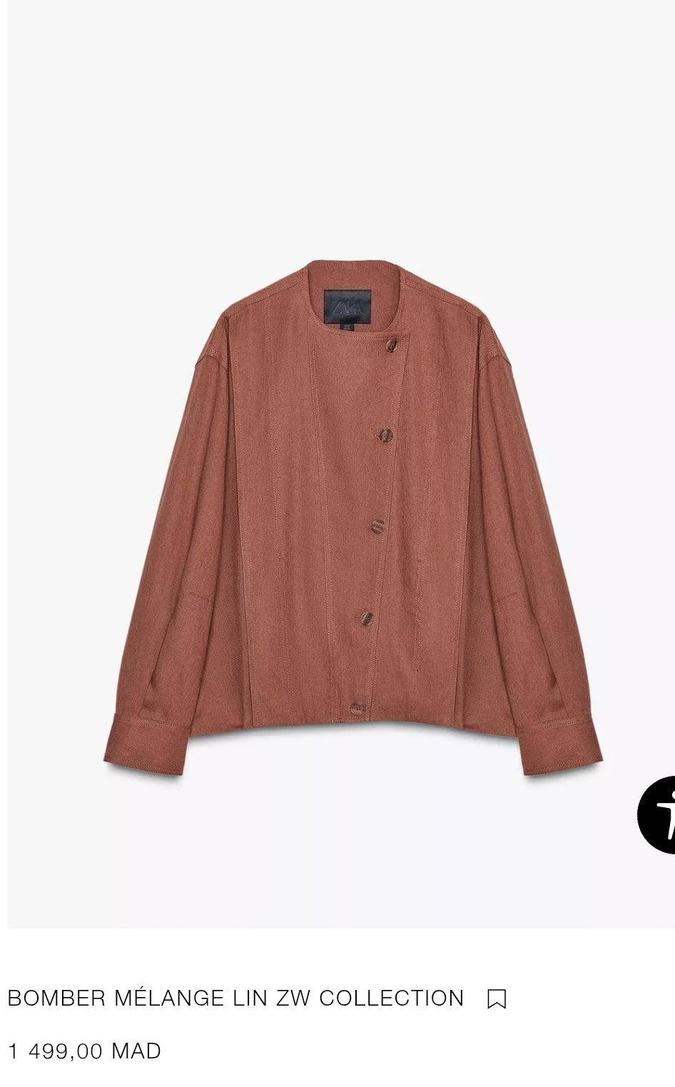 BOMBER MÉLANGE LIN ZW COLLECTION
