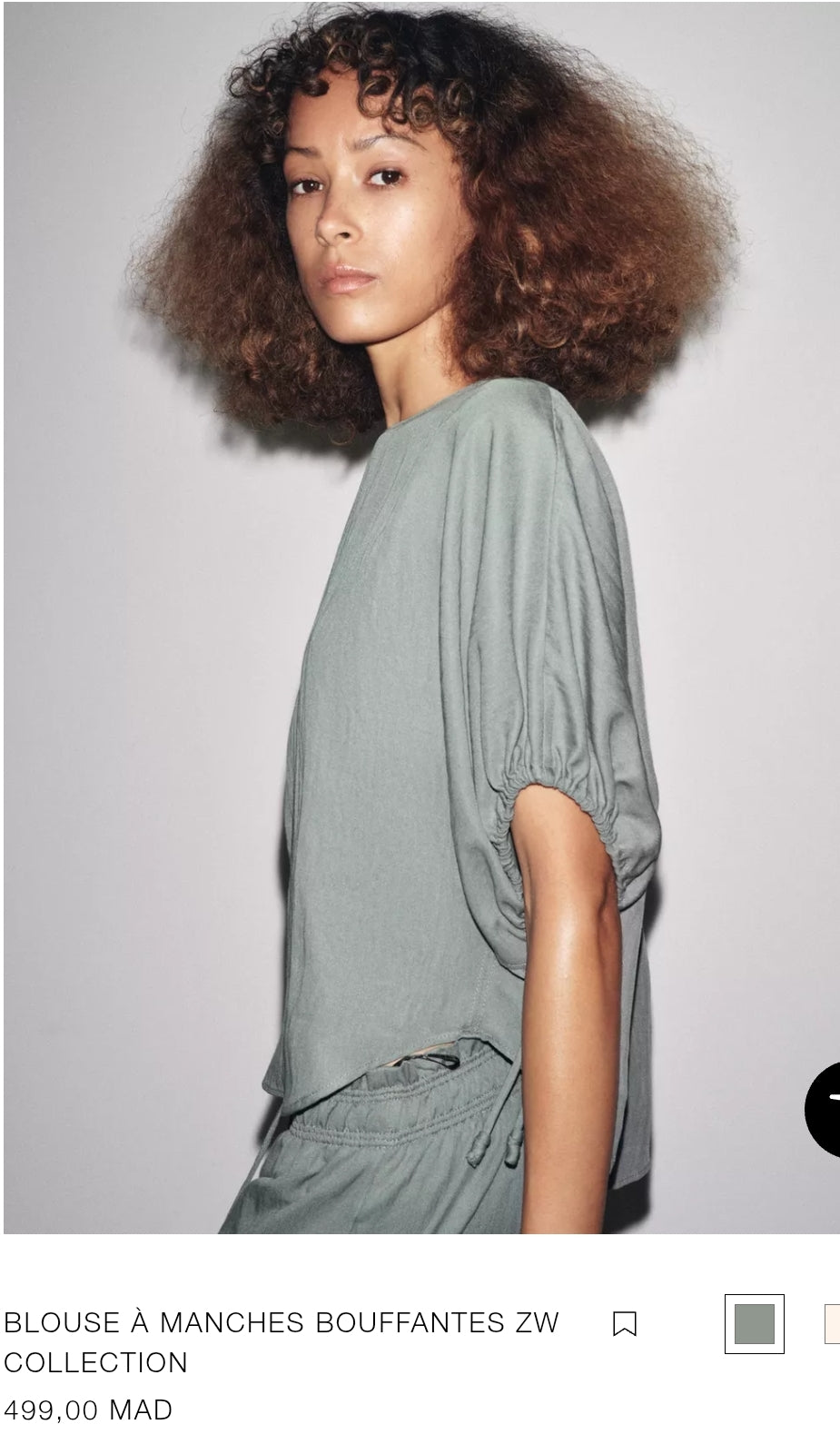 BLOUSE À MANCHES BOUFFANTES ZW COLLECTION