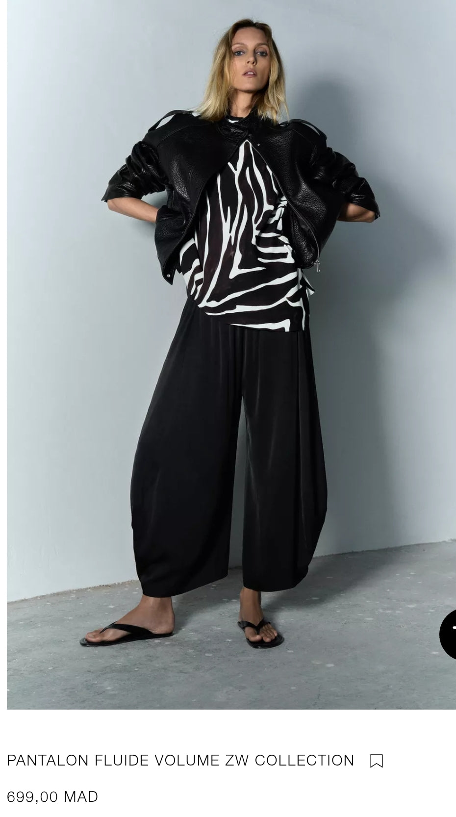 PANTALON FLUIDE VOLUME ZW COLLECTION