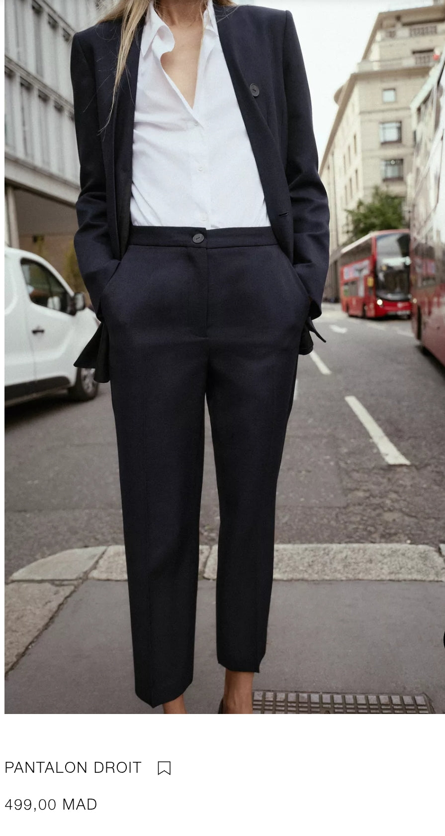 PANTALON DROIT