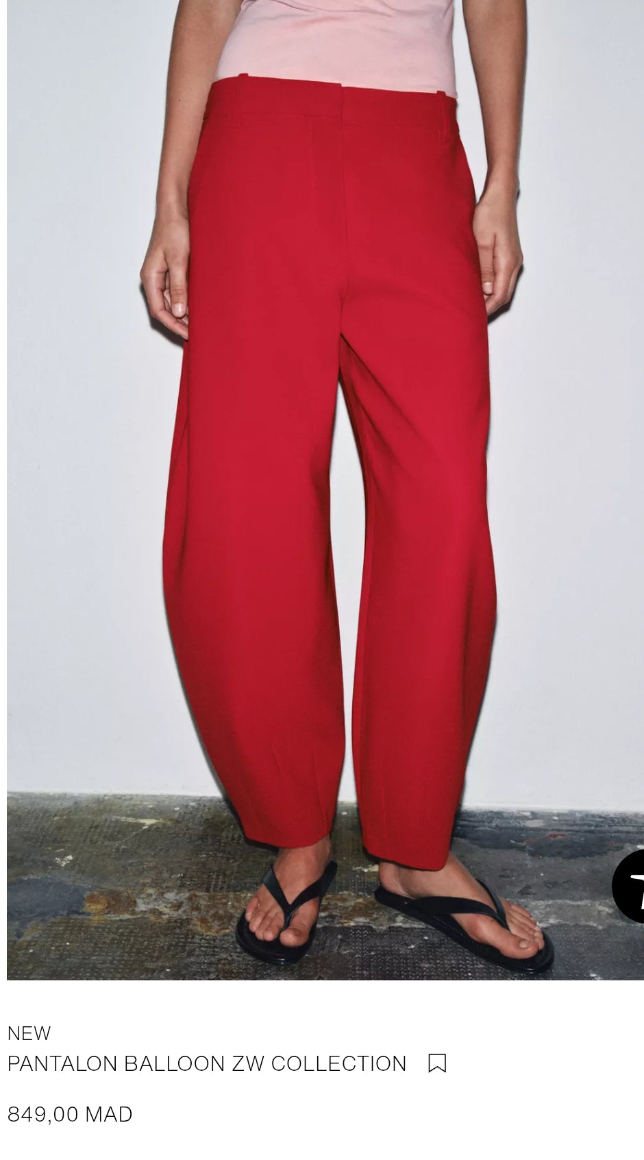 PANTALON BALLOON ZW COLLECTION
