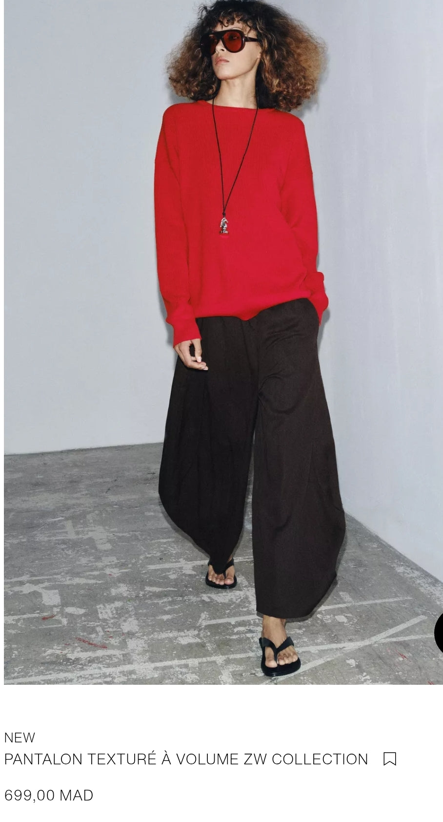 PANTALON TEXTURÉ À VOLUME ZW COLLECTION