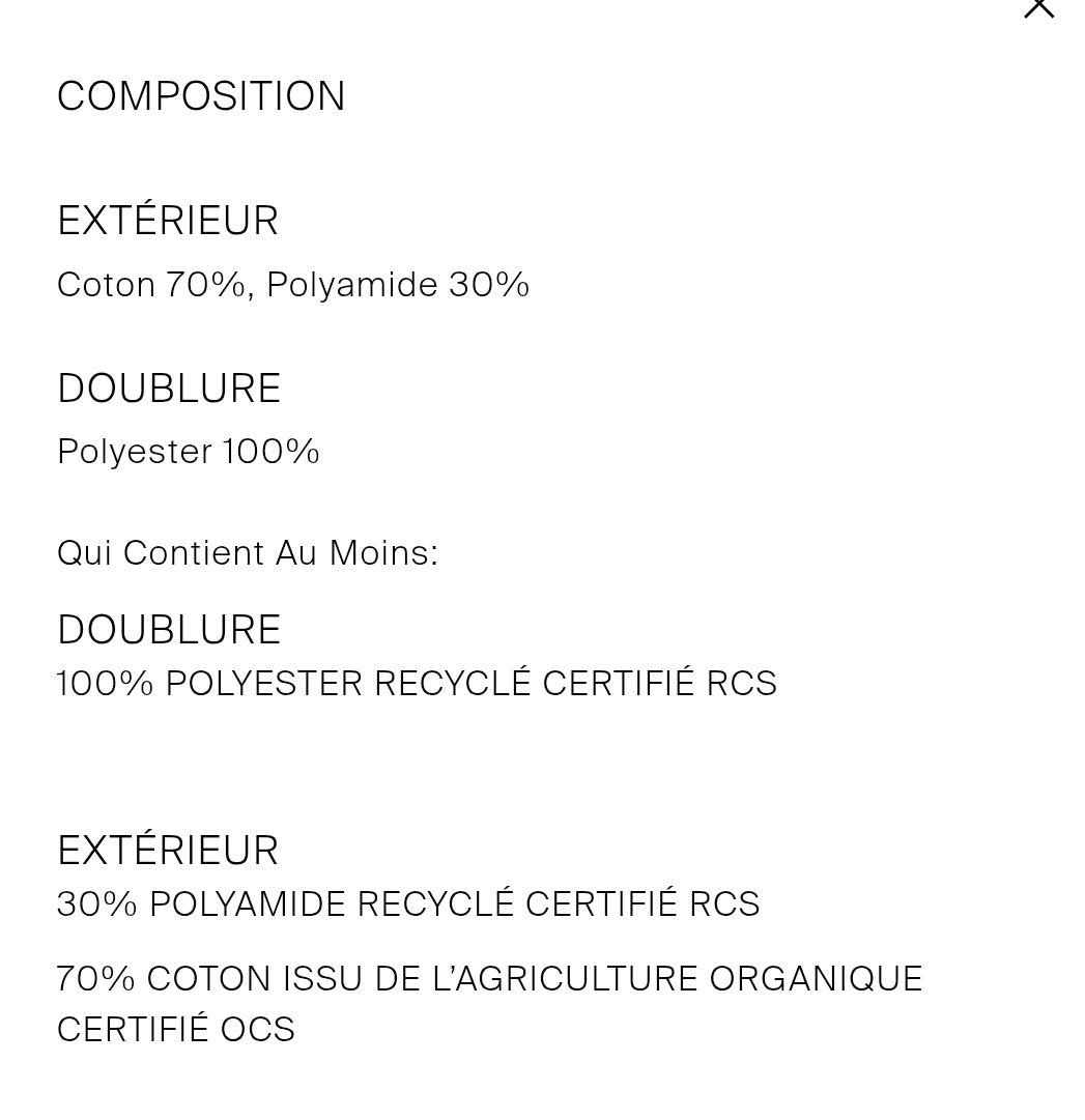 TRENCH EN COTON MÉLANGÉ