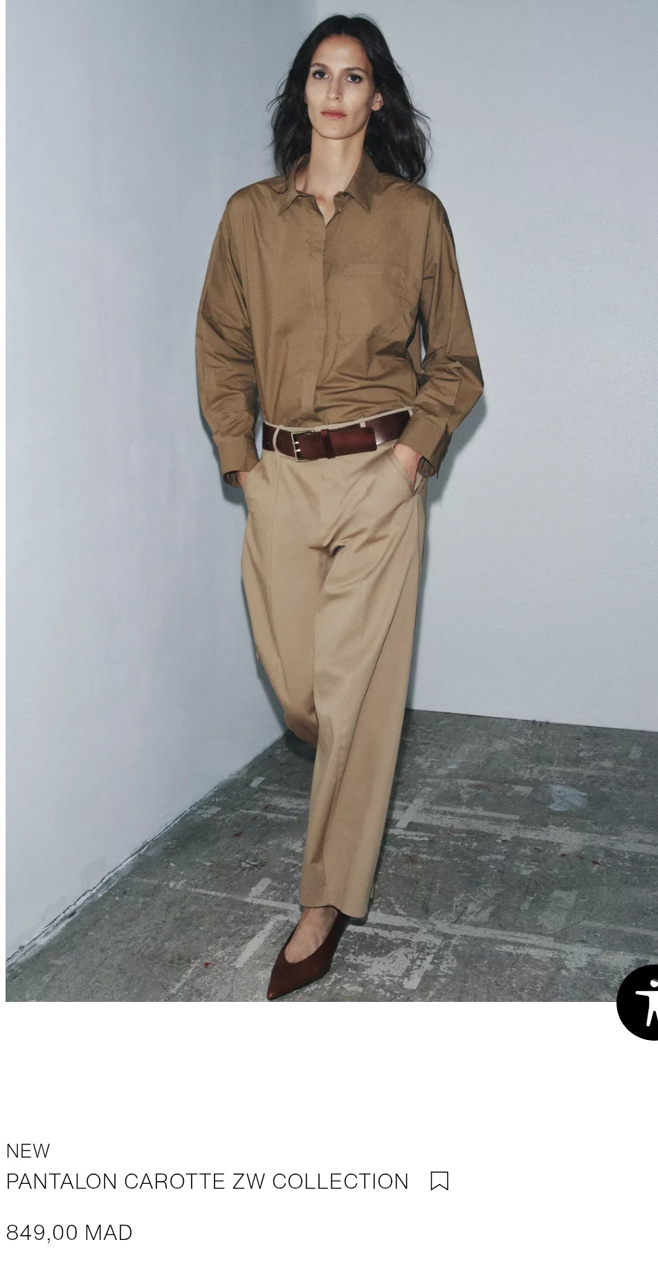 PANTALON CAROTTE ZW COLLECTION