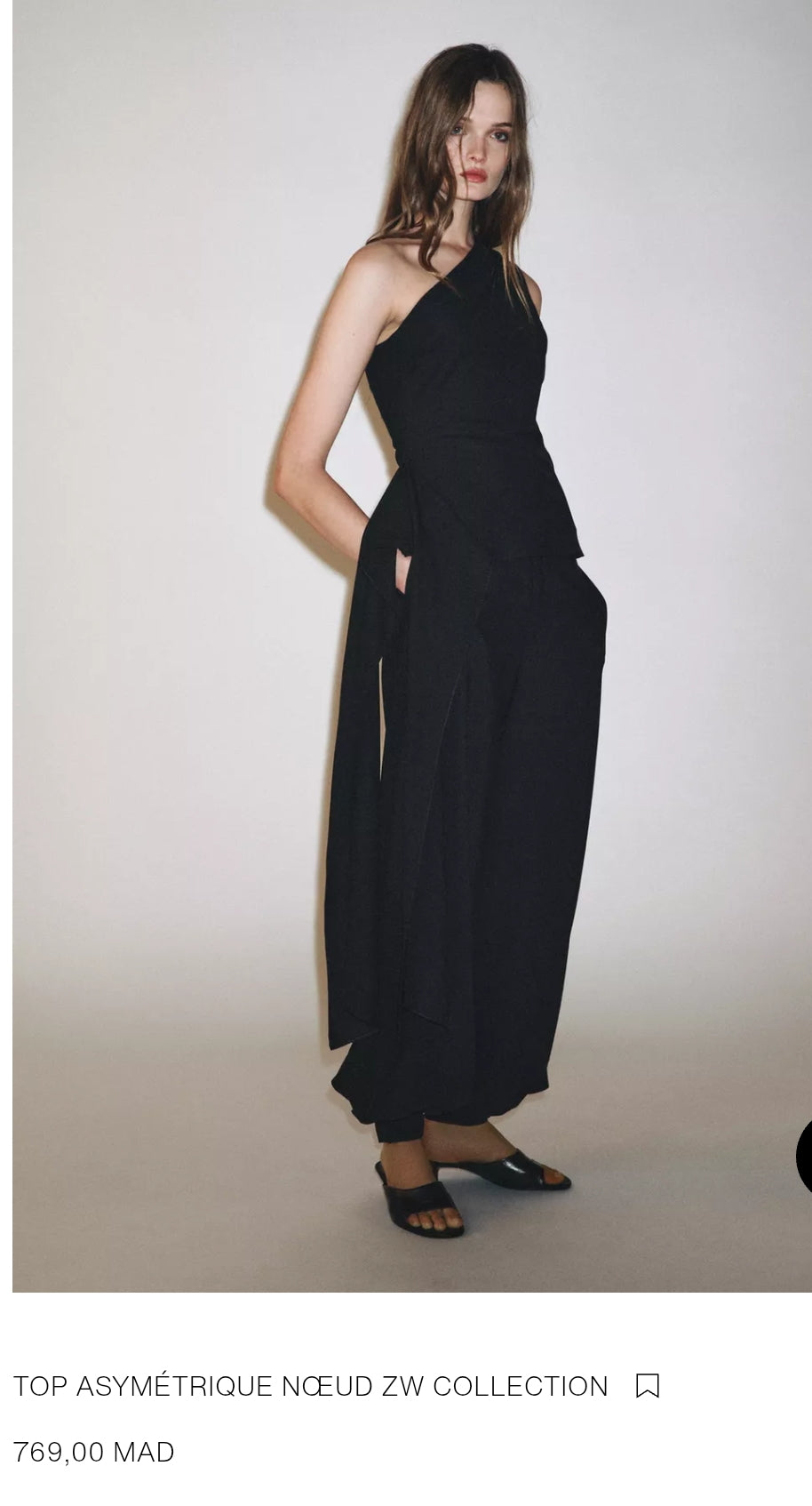 TOP ASYMÉTRIQUE NŒUD ZW COLLECTION