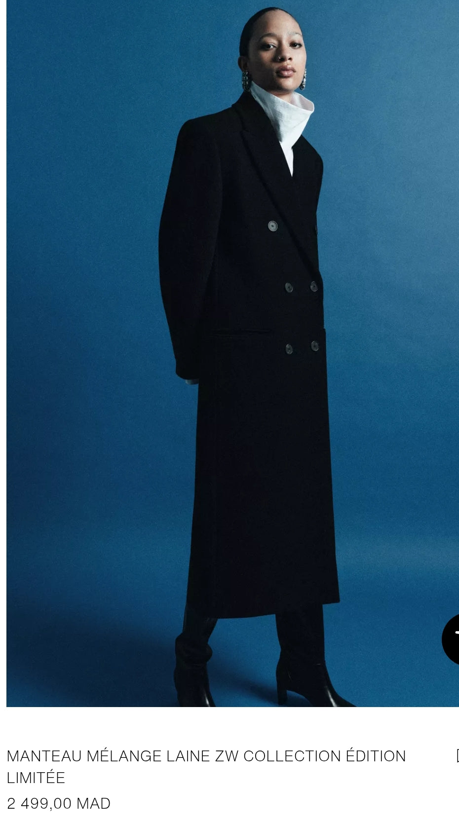 MANTEAU MÉLANGE LAINE ZW COLLECTION ÉDITION LIMITÉE