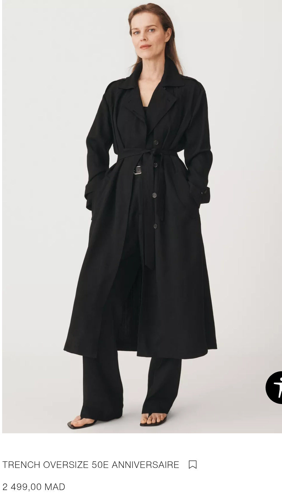 TRENCH OVERSIZE 50E ANNIVERSAIRE