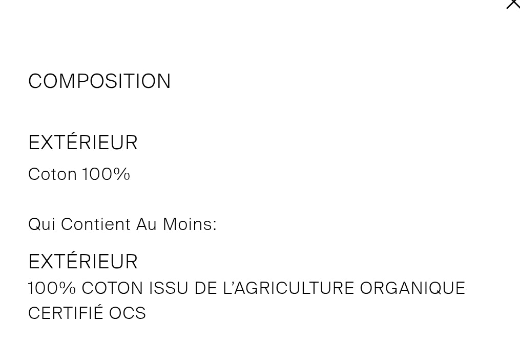 TOP FRONCÉ 100 % COTON