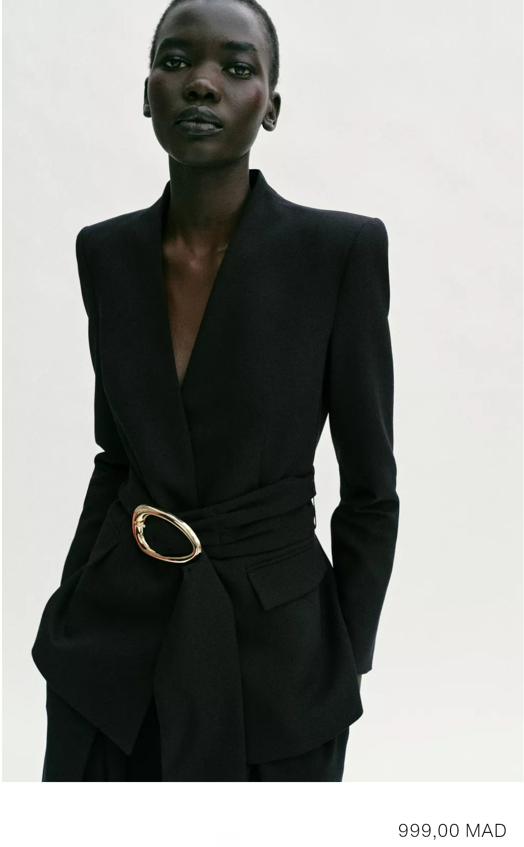 BLAZER CEINTURE BOUCLE DORÉE ENSEMBLE