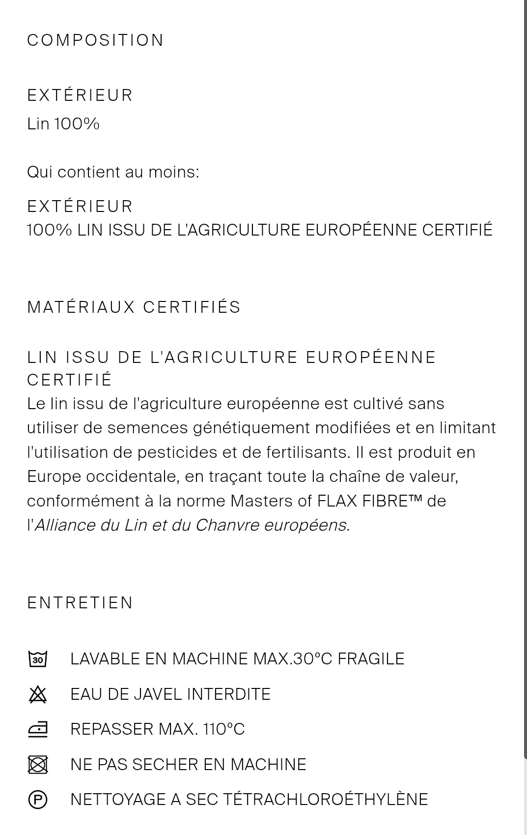 TOP FLUIDE À ENCOLURE AMÉRICAINE 100 % LIN