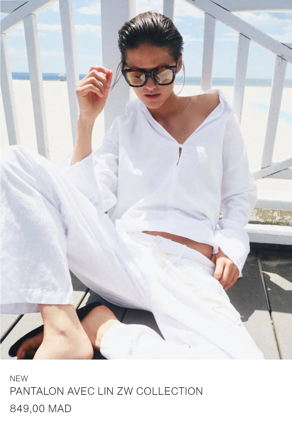 PANTALON AVEC LIN ZW COLLECTION