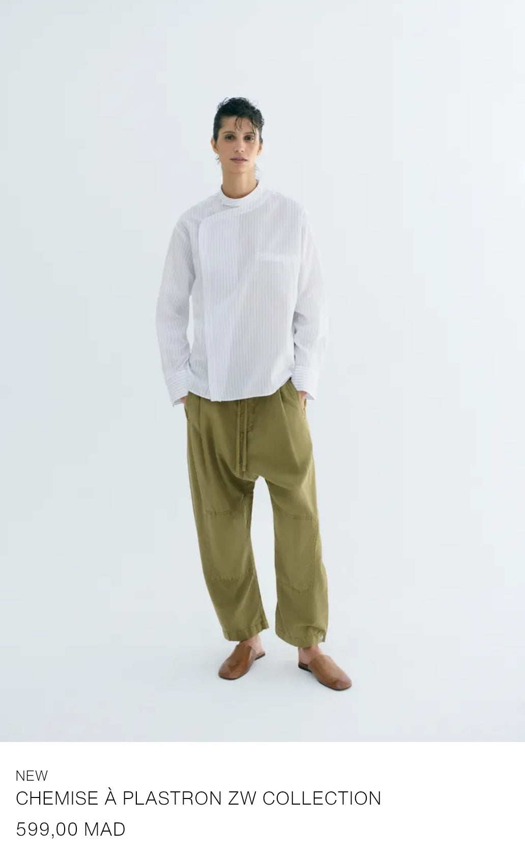 CHEMISE À PLASTRON ZW COLLECTION