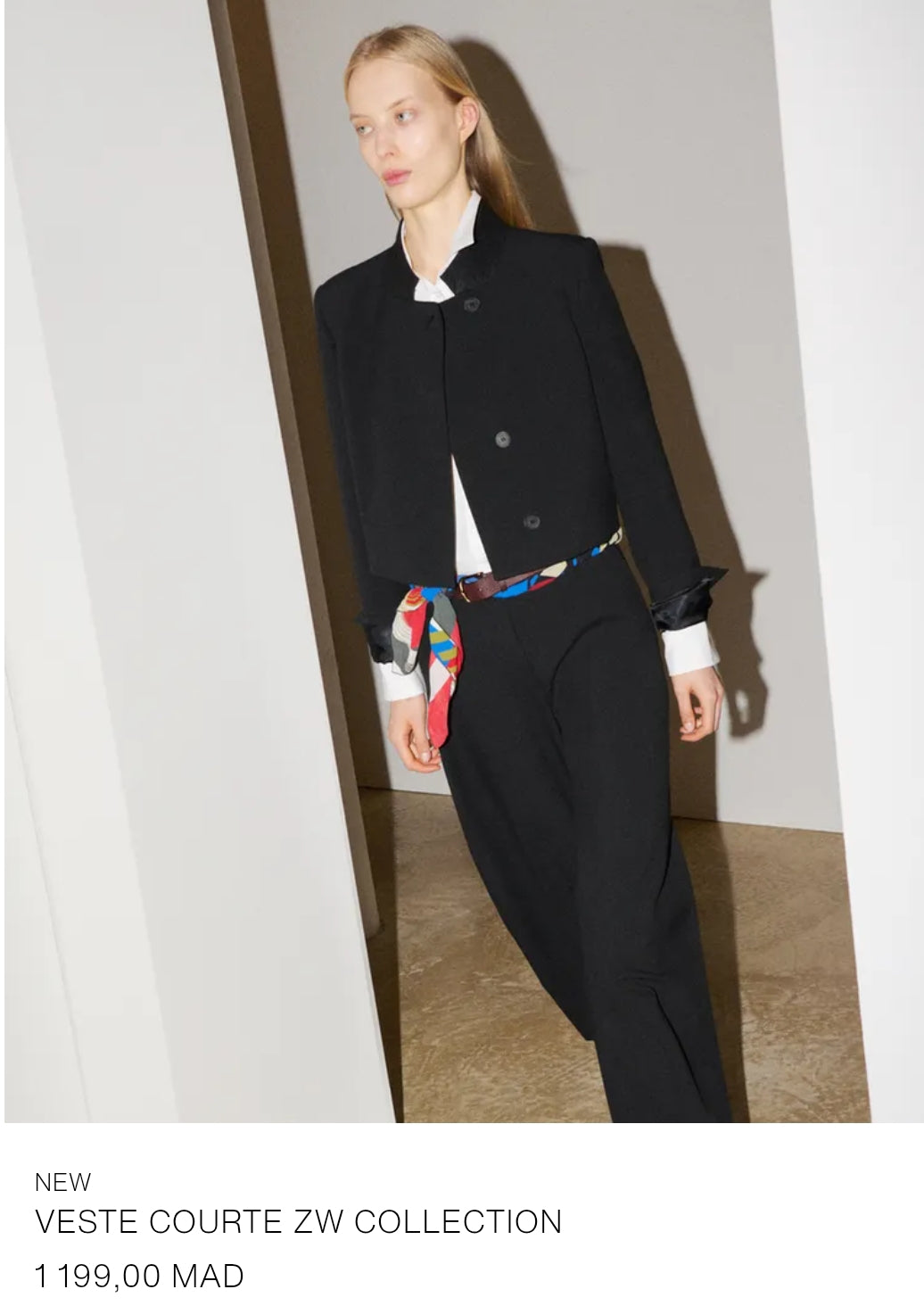 VESTE COURTE ZW COLLECTION