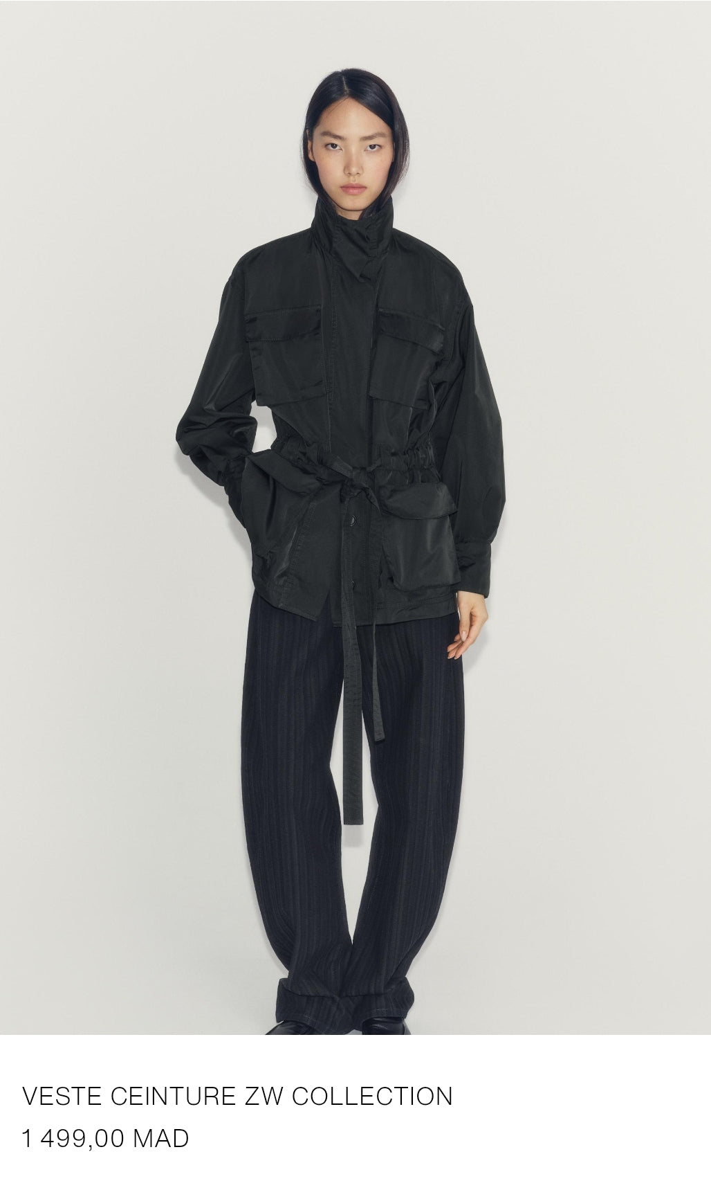 VESTE CEINTURE ZW COLLECTION