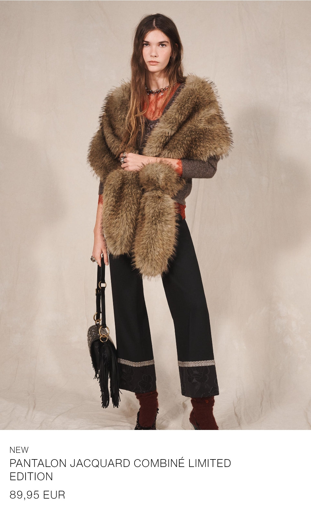 PANTALON JACQUARD COMBINÉ LIMITED EDITION