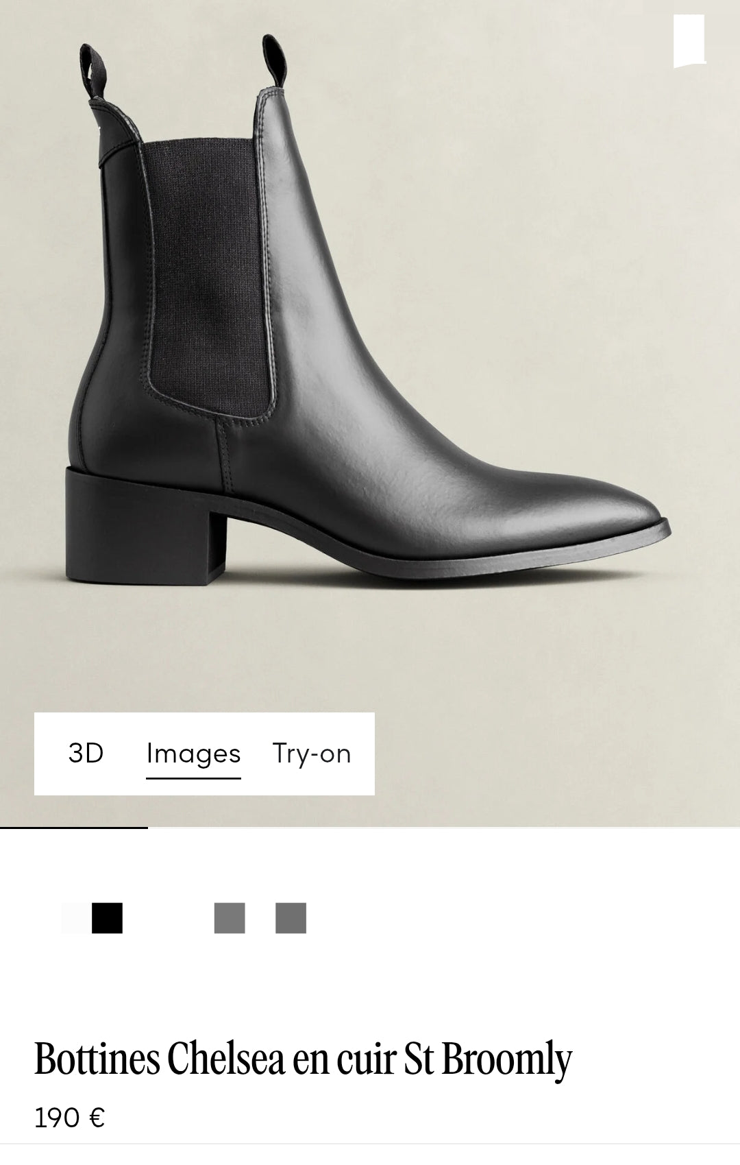 BOTTINES CHELSEA EN CUIR ST BROOMLEY