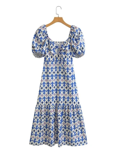 ROBE MI-LONGUE IMPRIMÉE